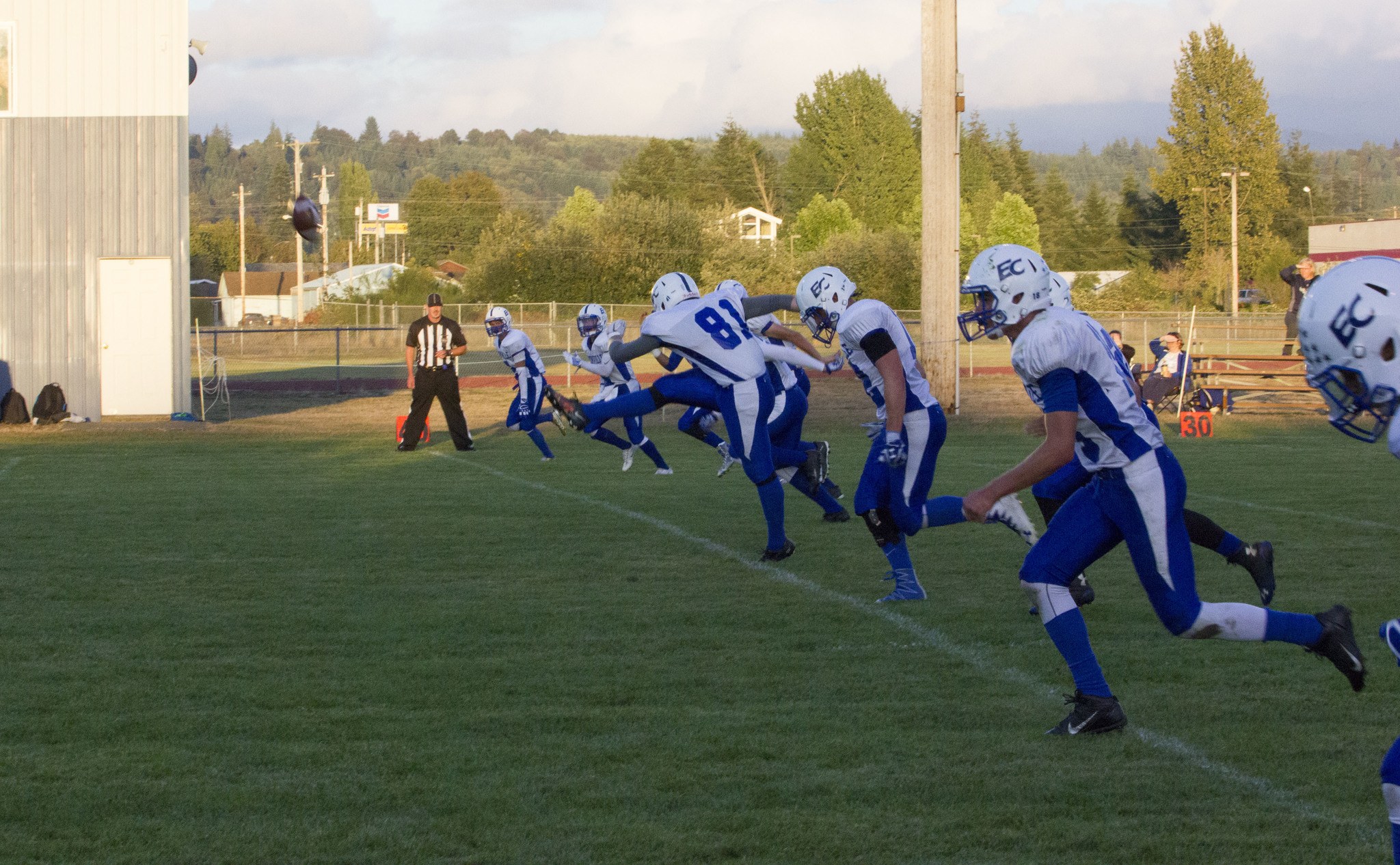 Cruisers QB throws off Eagles, 35-8