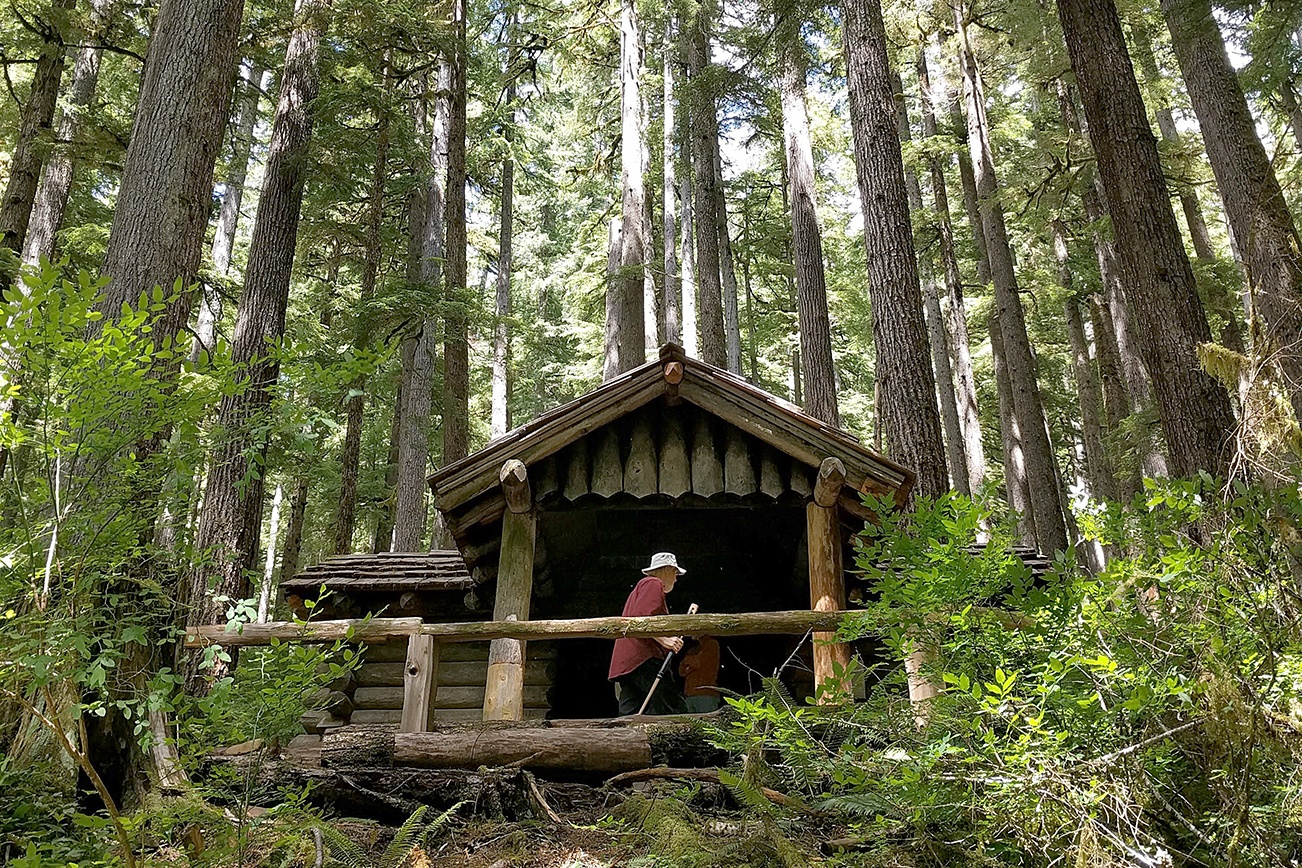 Canyon Creek shelter, the only remaining Civilian Conservation Corps-constructed shelter in the Olympic backcountry, was among the structures threatened by a lawsuit filed by Wilderness Watch calling for the destruction of several structures in the Olympic Wilderness. Friday a federal court denied their suit, affirming the National Park Service’s authority to preserve buildings on park lands deemed to have historical significance.