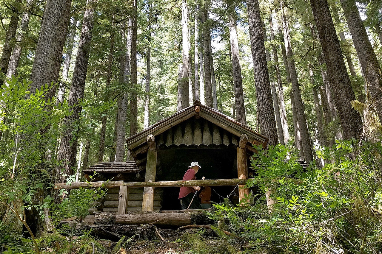 Canyon Creek shelter, the only remaining Civilian Conservation Corps-constructed shelter in the Olympic backcountry, was among the structures threatened by a lawsuit filed by Wilderness Watch calling for the destruction of several structures in the Olympic Wilderness. Friday a federal court denied their suit, affirming the National Park Service’s authority to preserve buildings on park lands deemed to have historical significance.