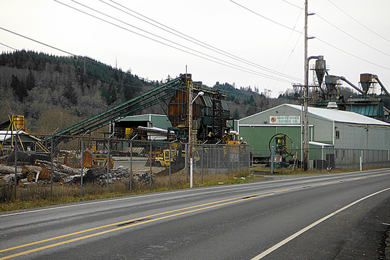 (Dan Hammock | Grays Harbor Newspaper Group) Fox Lumber of Montana plans to take over ownership of the former Mary’s River mill on State Route 107 in Montesano. The new company could hire some 30 people by the end of the month.