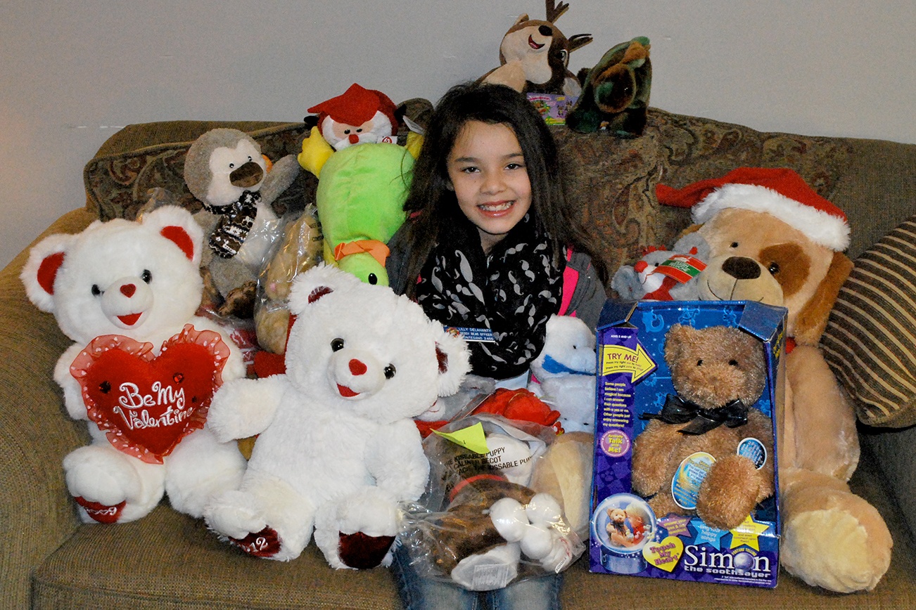 10-year-old is official Teddy Bear Officer for Montesano VFW Auxiliary