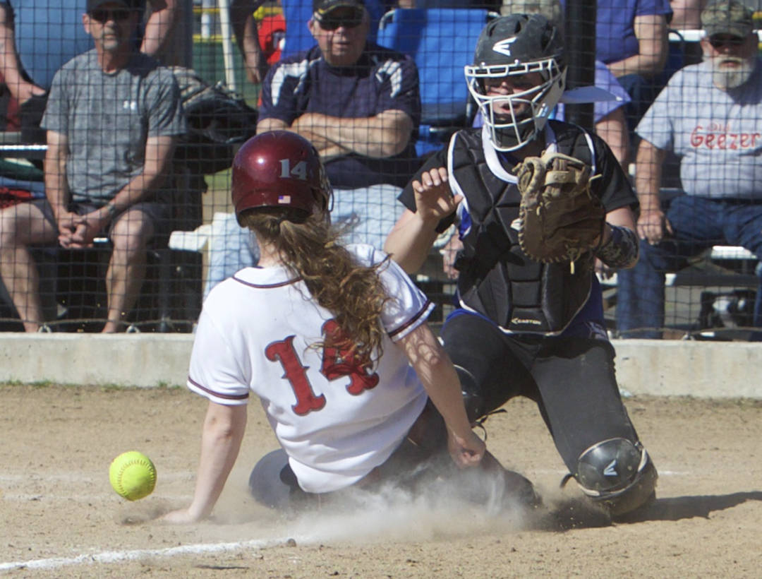 (Courtesy Patti Reynvaan) ReyLynn Dunn drove in the tying run and scored the winning marker against Elma in the ninth inning of a May 20 contest.