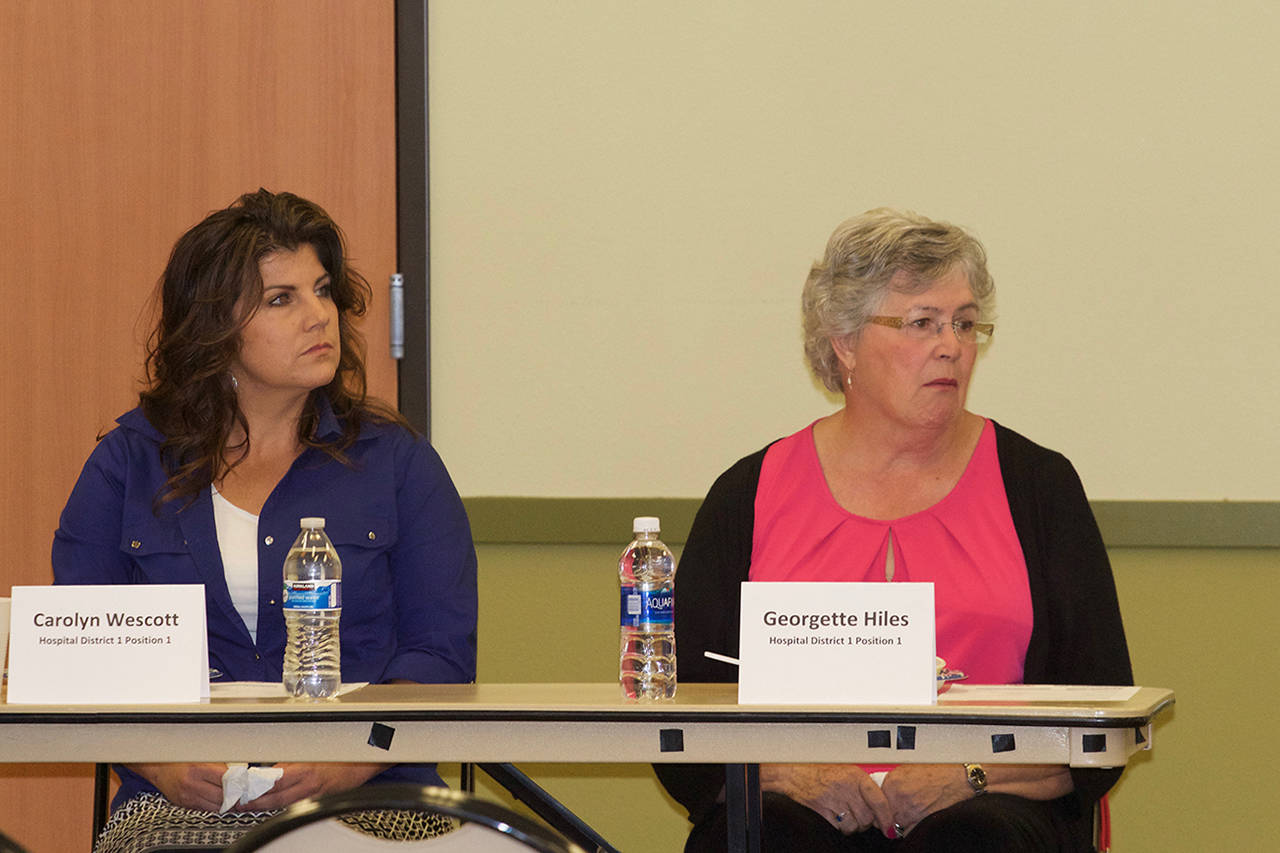 Wescott and Hiles both hope experience will earn Hospital District 1 seat