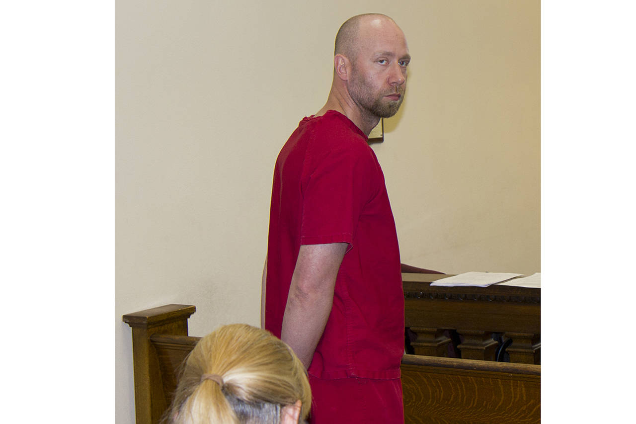 (Corey Morris | The Vidette) Jacob Eveland during an initial court appearance in 2016. Eveland was recently found guilty on all charges.