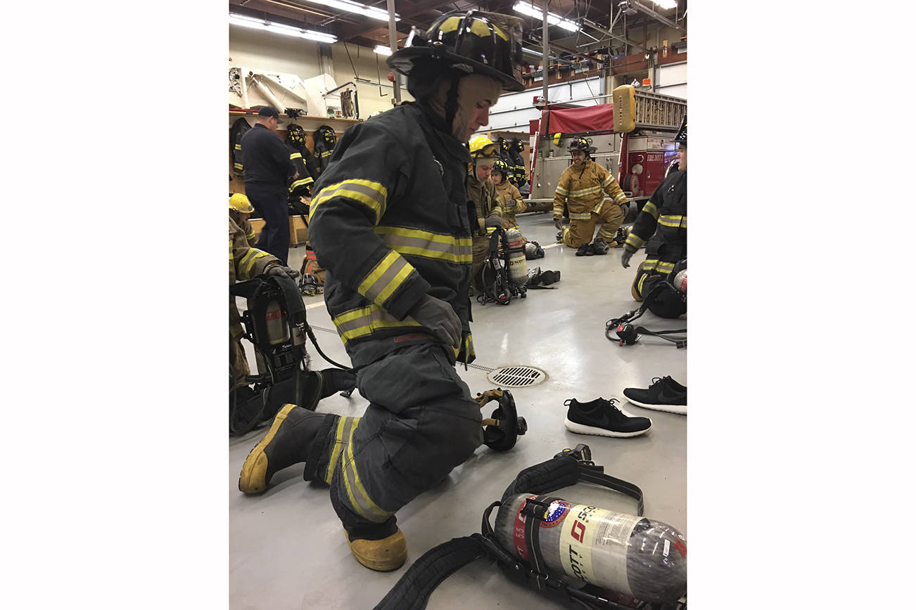 Monte students learn fire fighting basics