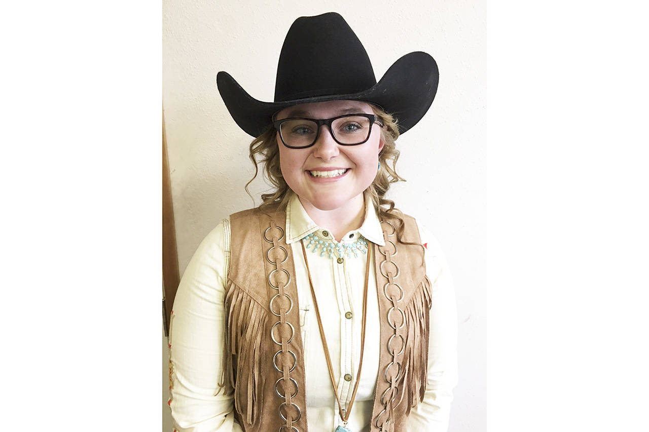 (Todd Bennington | The Vidette) Maddie Spencer is the 2018 Grays Harbor Mounted Posse Rodeo Queen. The Elma native has had a lifelong involvement with equestrian activities.                                 (Todd Bennington | The Vidette) Maddie Spencer is the 2018 Grays Harbor Mounted Posse Rodeo Queen. The Elma native has had a lifelong involvement with equestrian activities.                                 (Todd Bennington | The Vidette) Maddie Spencer is the 2018 Grays Harbor Mounted Posse Rodeo Queen. The Elma native has had a lifelong involvement with equestrian activities.                                 (Todd Bennington | The Vidette) Maddie Spencer is the 2018 Grays Harbor Mounted Posse Rodeo Queen. The Elma native has had a lifelong involvement with equestrian activities.