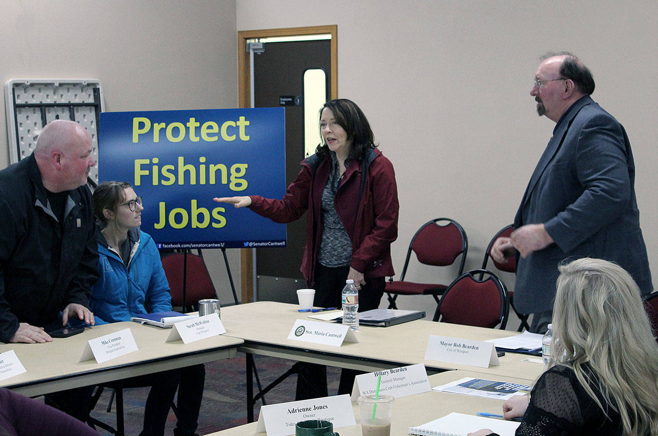 Cantwell in Westport to fight offshore oil plan