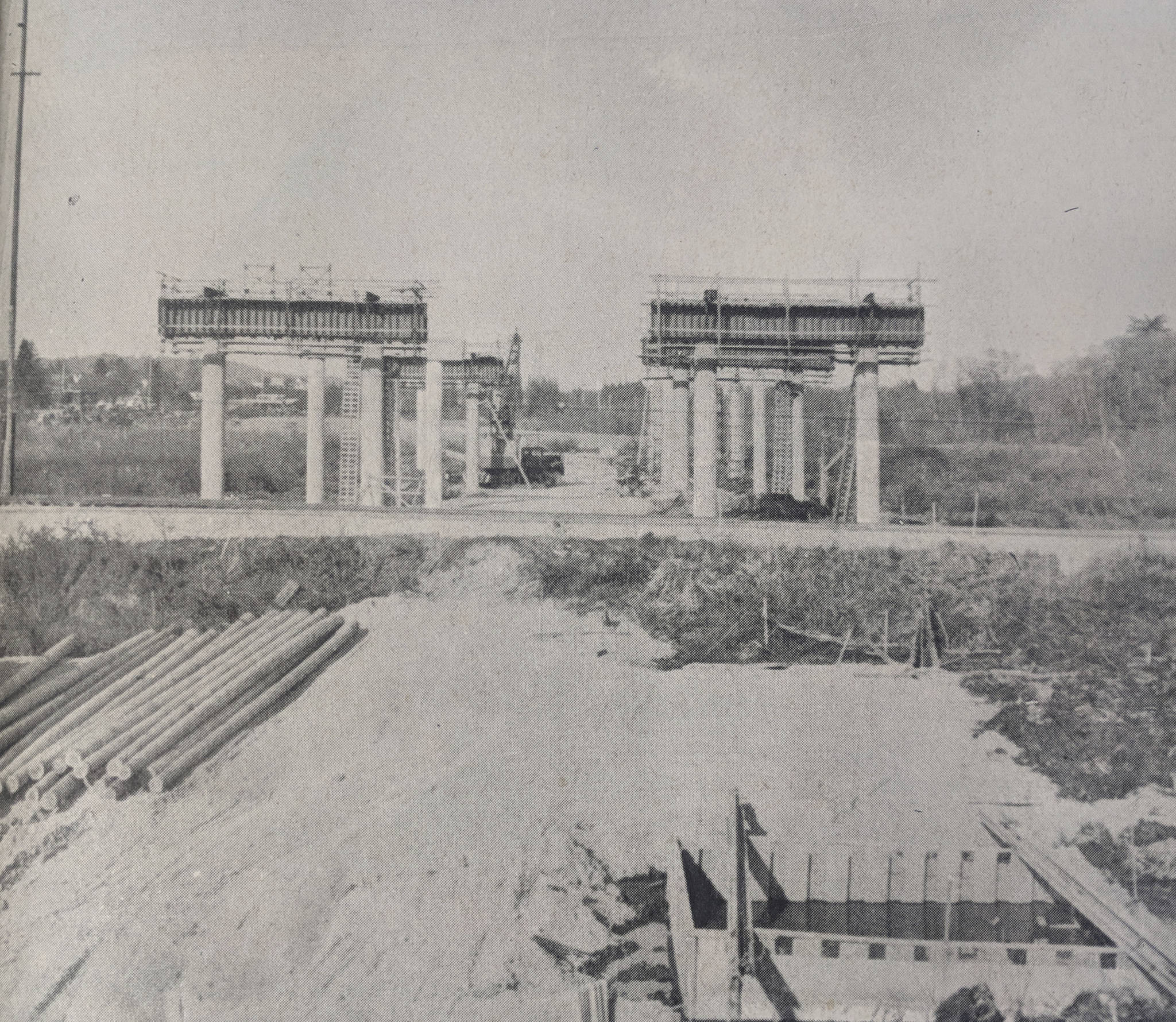From the May 2, 1968, issue of The Vidette: “Work is progressing rapidly on the overpass and freeway south of Montesano. Two lanes of traffic are scheduled to be opened to travel by Labor Day. The overpass will be 23.5 feet above the surface of Main Street. The new opening date of the freeway will be approximately six months earlier than originally planned.”