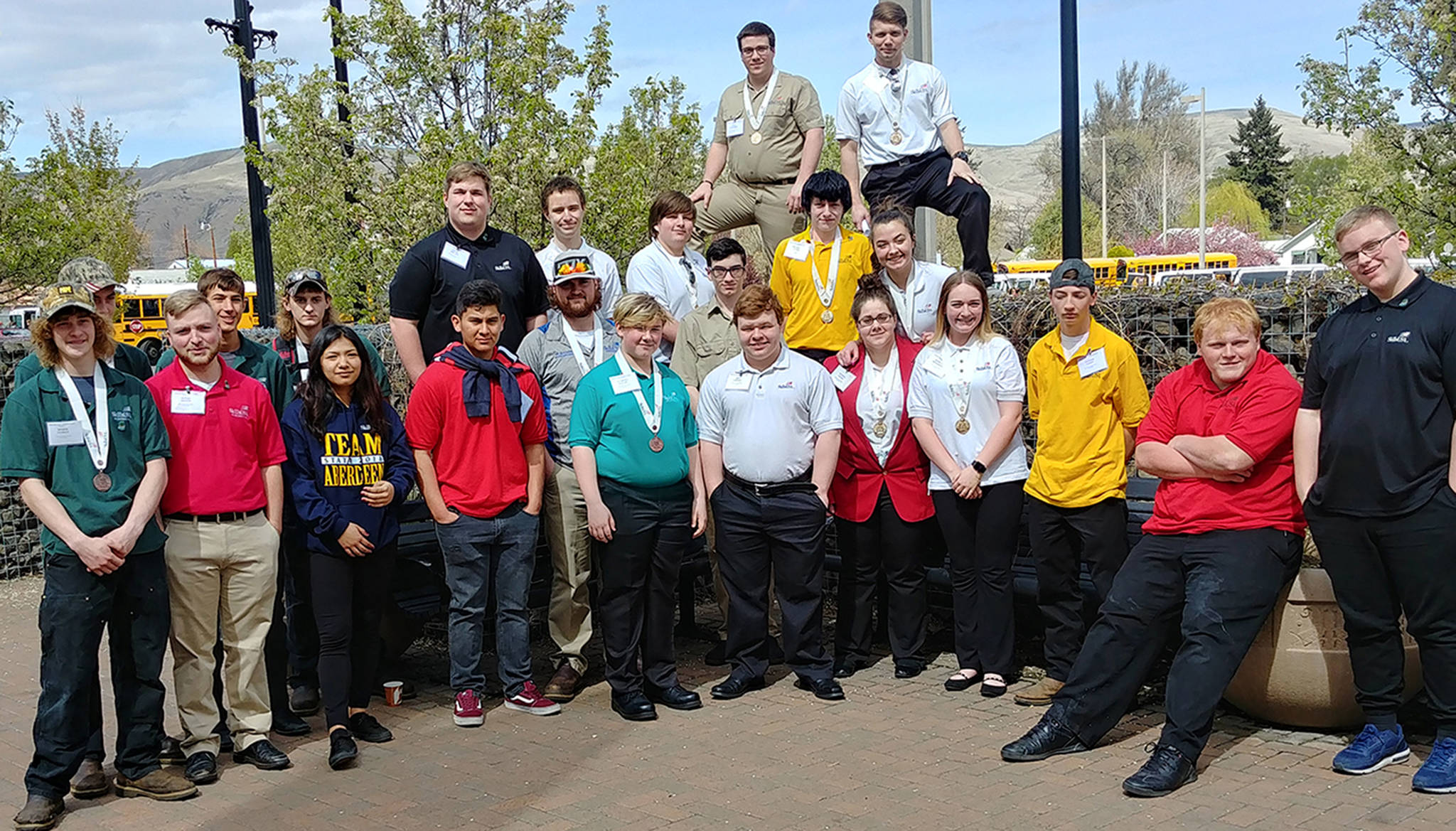 (Courtesy Chuck Veloni) Nine Grays Harbor students were invited to attend the SkillsUSA national conference in June, but they need to raise $20,000 in order to go.