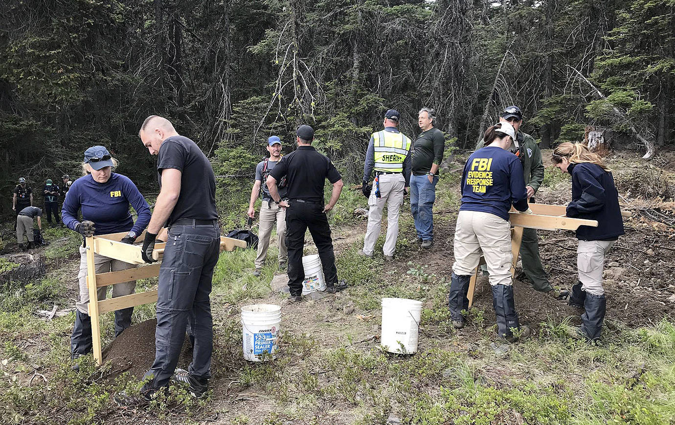 KITTITAS COUNTY SHERIFFS OFFICE PHOTO                                Searchers from multiple agencies returned to a remote area west of Ellensburg over the weekend to search for evidence where the remains of Lindsey Baum were discovered last fall. Baum was 10 years old when she was abducted in McCleary in 2009.