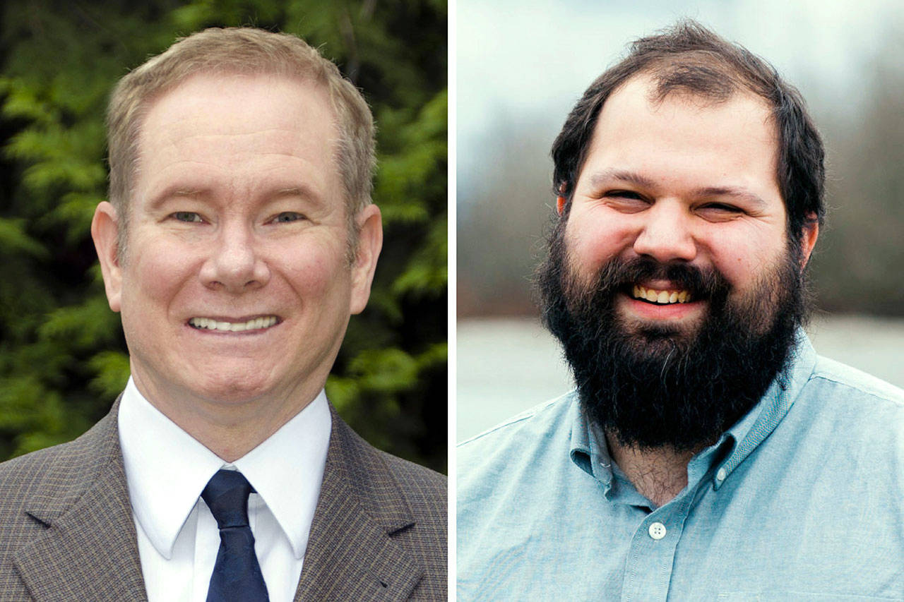 Robert Sutherland (left) and Ivan Lewis