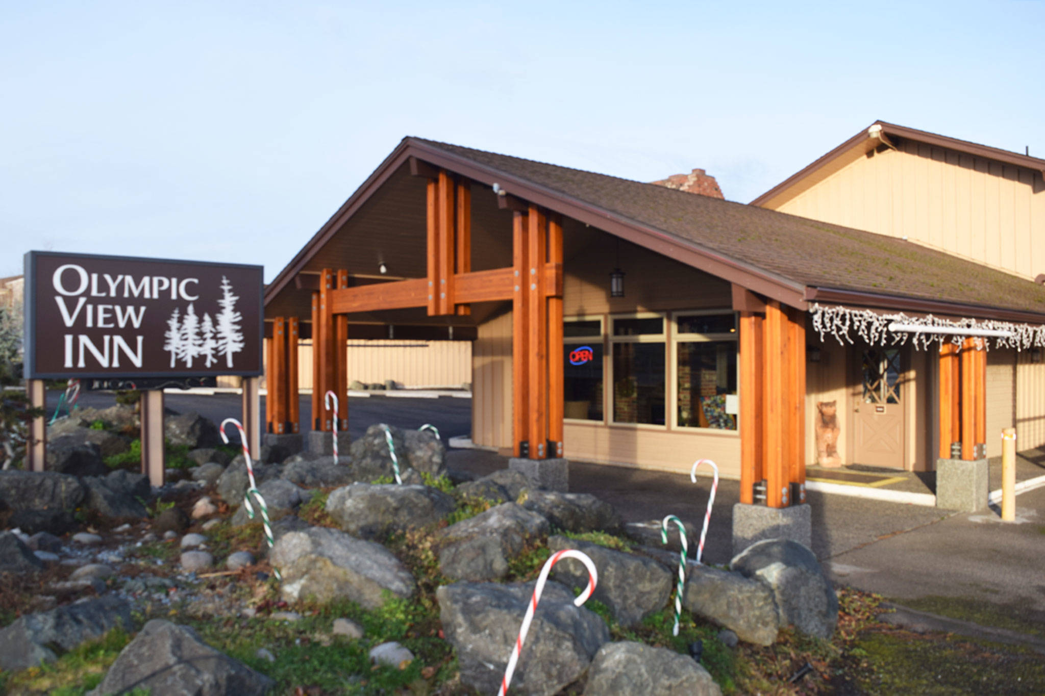 Erin Hawkins/Olympic Peninsula News Group                                Olympic View Inn is under new ownership by Chintu Patel, a Forks resident, who bought the hotel and its property for about $2.6 million.