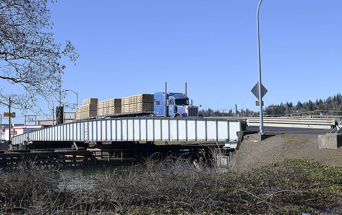 DAN HAMMOCK | GRAYS HARBOR NEWS GROUP The Heron Street Bridge in Aberdeen, built in 1949, has more than $70 million in state and federal funds available for replacement. The Department of Transportation is seeking public comment on four proposed replacement plans.