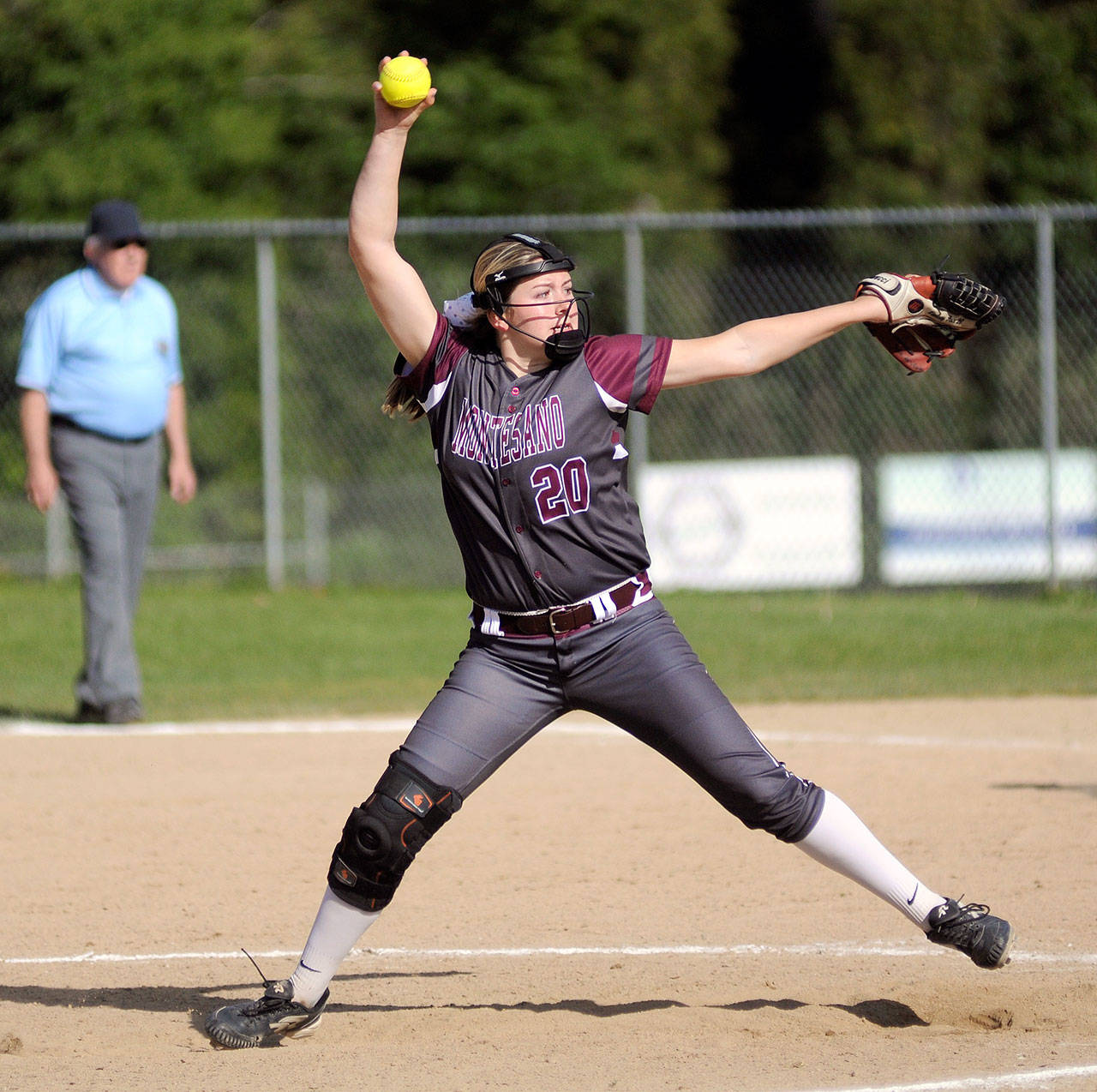 Ryan Sparks | Grays Harbor News Group                                 Montesano’s Lindsay Pace led the Bulldogs to a 1A state softball championship in May, the 10th in school history.