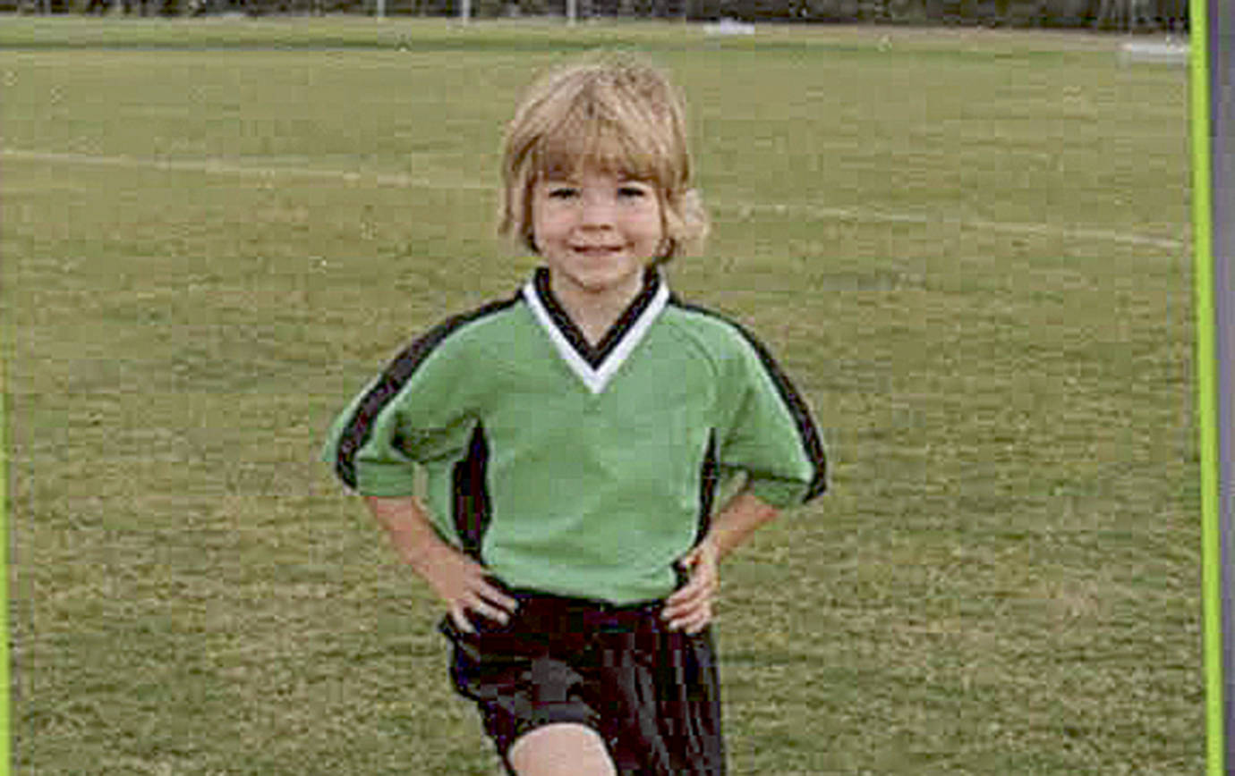 COURTESY PHOTO                                Lindsey Baum’s soccer card from 2003.