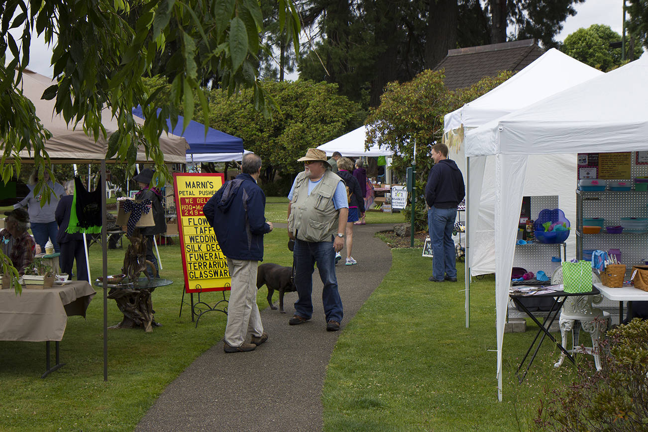 (File photo) Montesano’s Saturday Morning Market offers local vendors and artisans of all kinds on Saturdays in July and August in Montesano.