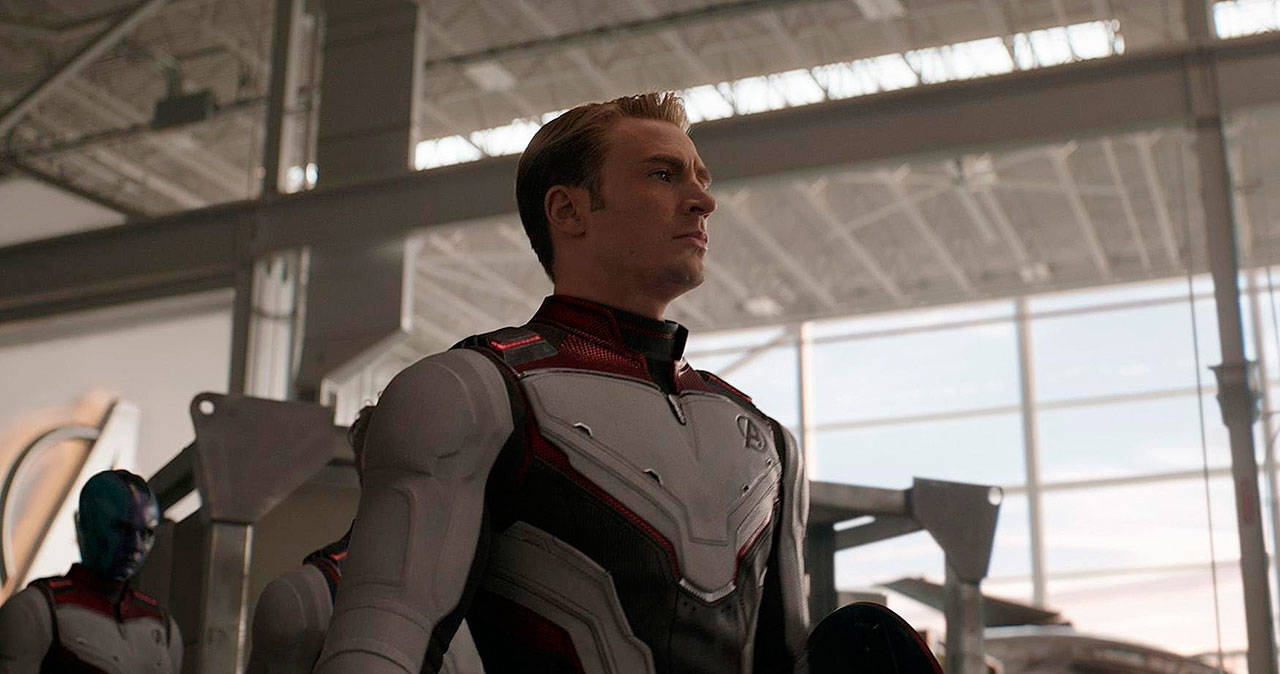 Tribune News Service                                Chris Evans as Captain America/Steve Rogers in the film “Avengers: Endgame.”