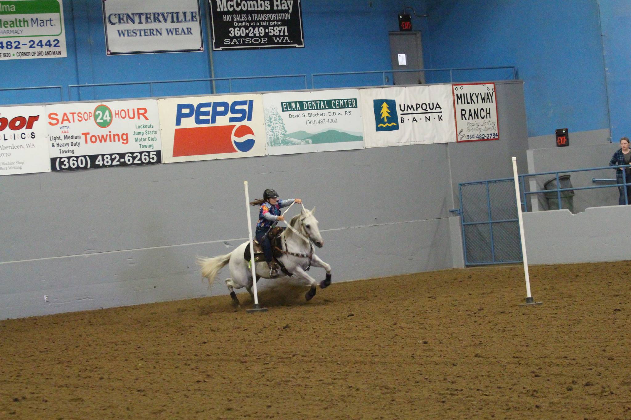 Riding competitions continue at the fair in Elma.