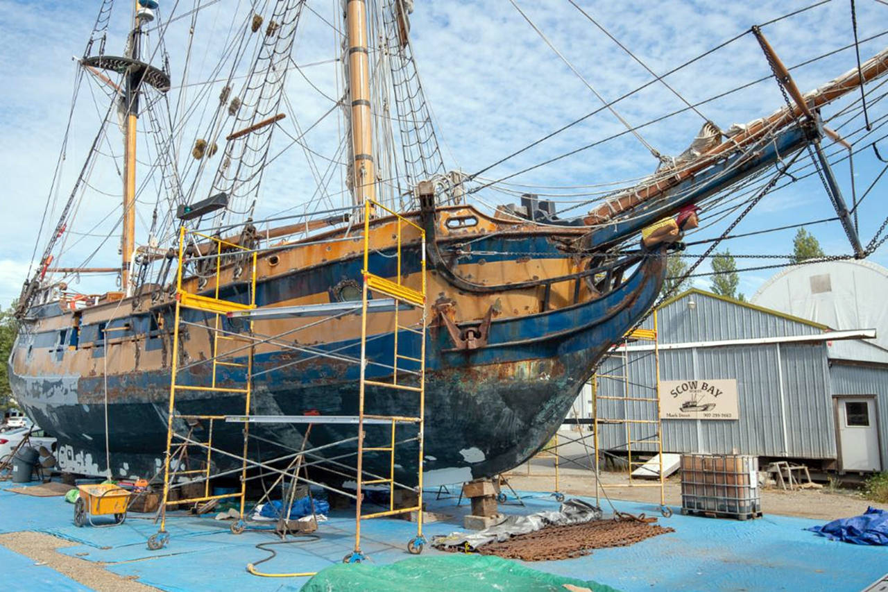 Bob Harbison Photography                                Last month, the Grays Harbor Historical Seaport identified significant needs during Chieftain’s haul-out in Port Townsend.