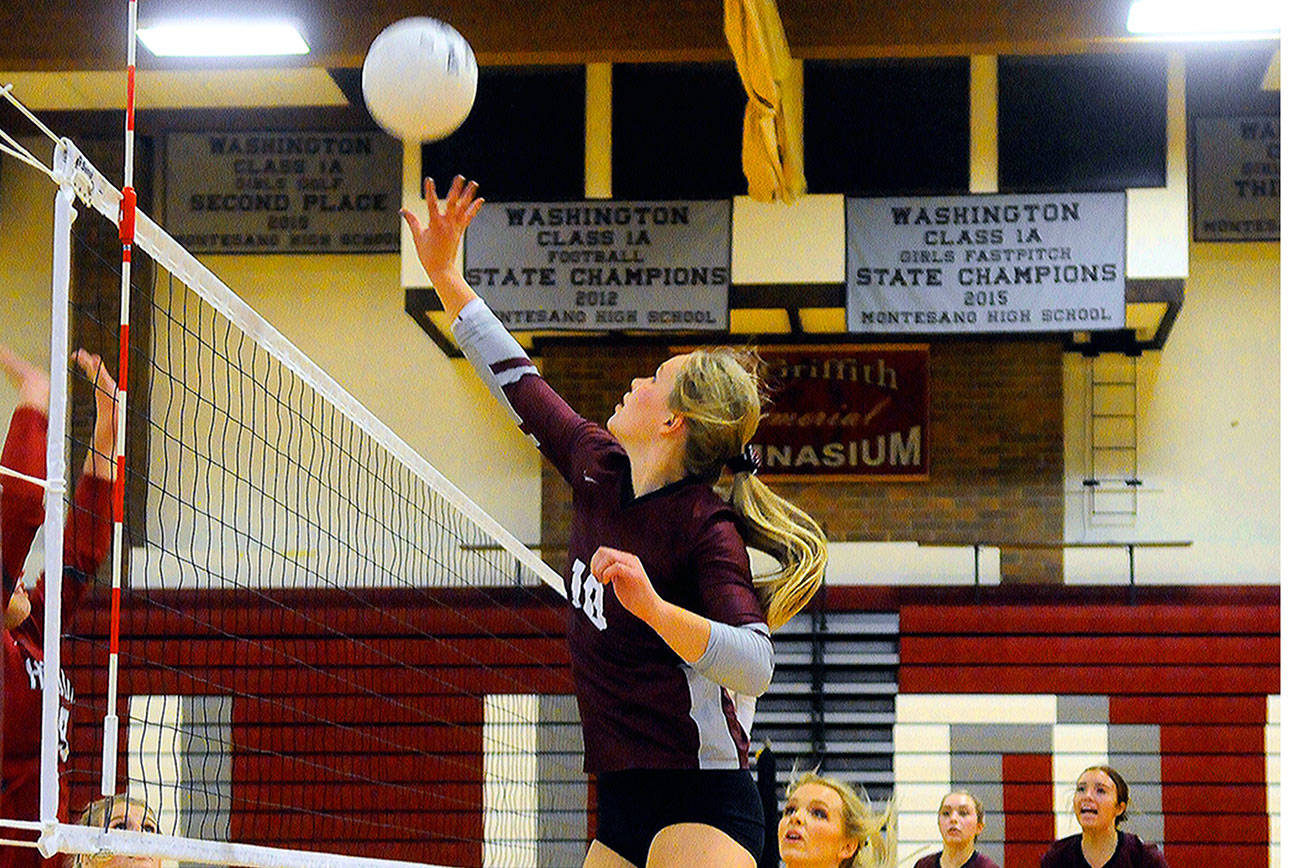 Tuesday Prep Sports Roundup: Montesano outduels Hoquiam in league volleyball showdown