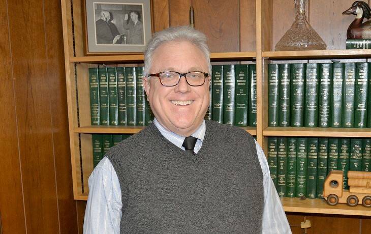 (Allen Leister | Daily World)
                                Former Hoquiam Municipal Court Judge William Stewart, who retired in 2017 after 29 years on the bench is set to serve at the Montesano Municipal Court Judge.