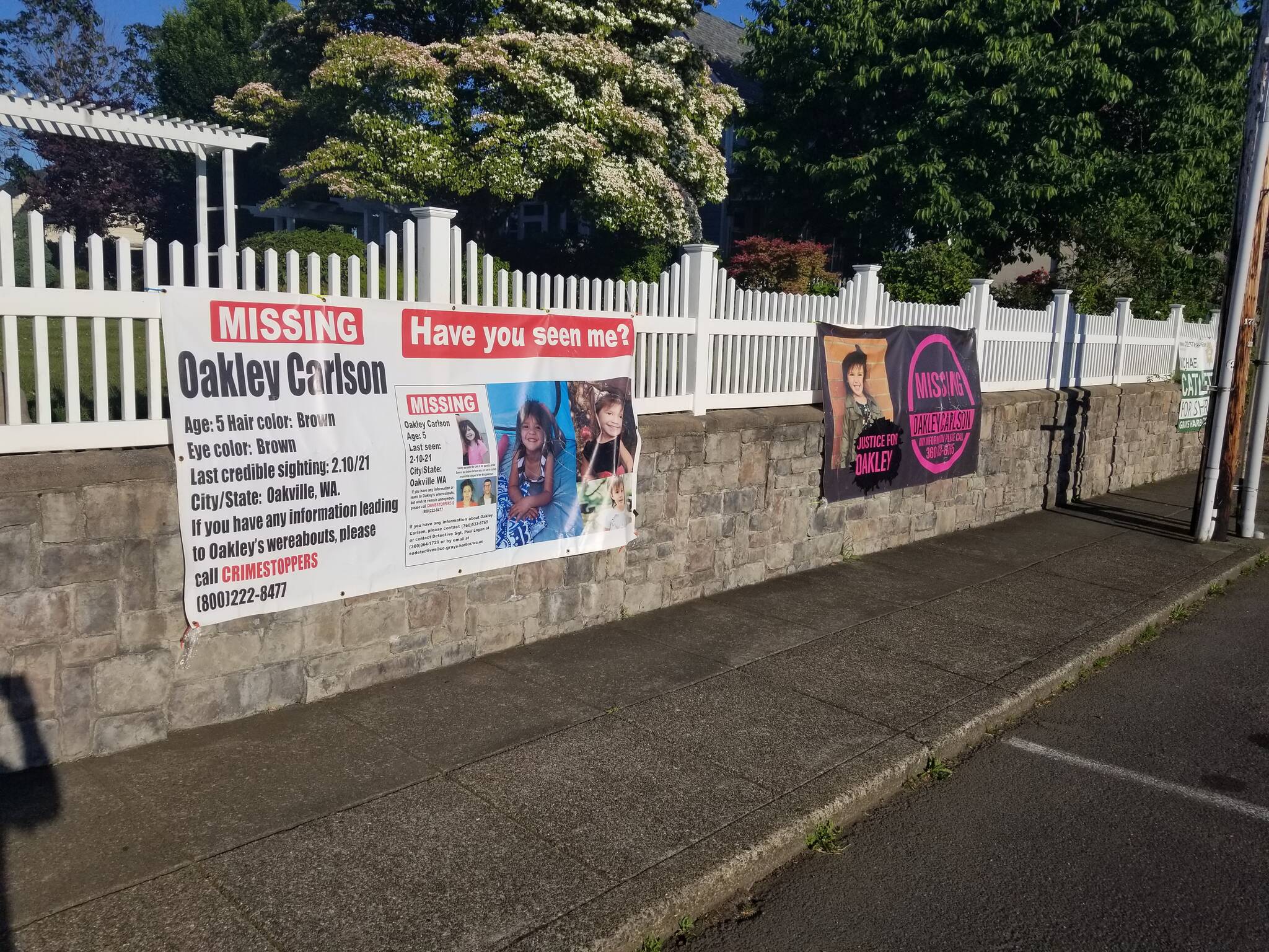 Although 16 months have passed since the disappearance of 5-year-old Oakville native Oakley Carlson, the East County community is still raising awareness and funds for people who help find the young girl. (Allen Leister | The Daily World)