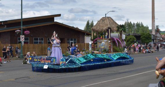 Floats from all over western Washington, such as this one from Port Orchard, joined to partake in the Grand Parade at the 63rd annual McCleary Bear Festival. The parade took place at noon on Saturday, July 9, 2022, in McCleary. (Allen Leister | The Daily World)